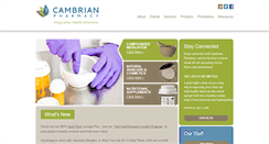 Desktop Screenshot of cambrianpharmacy.com